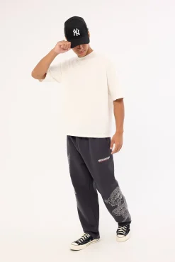 Onryu Baggy Sweat Pant Washed Black