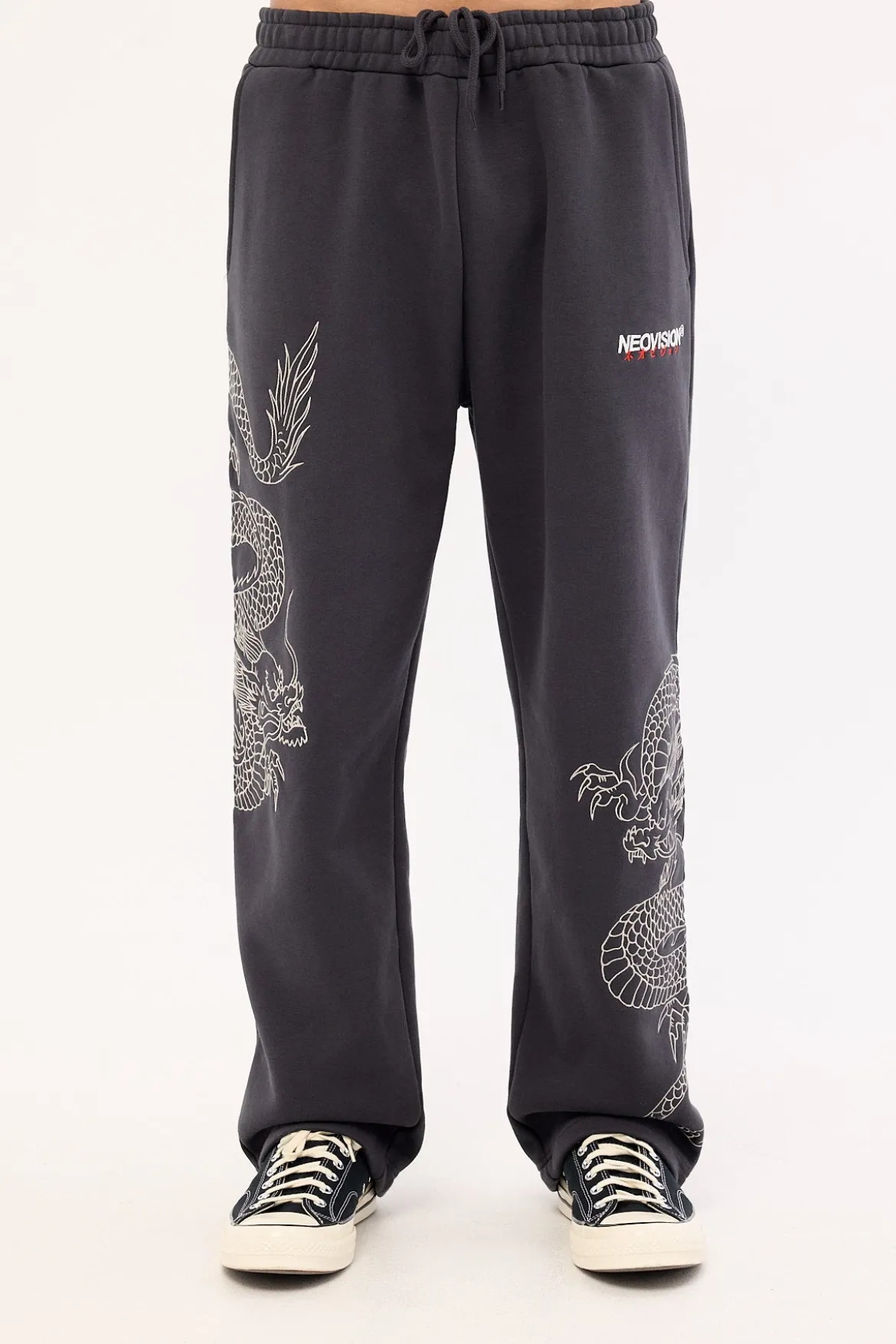 Onryu Baggy Sweat Pant Washed Black