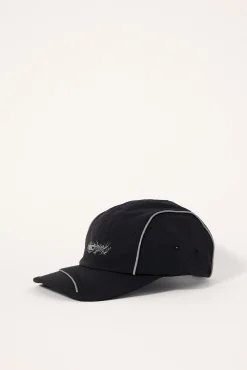 Onyx 5 Panel Cap Black