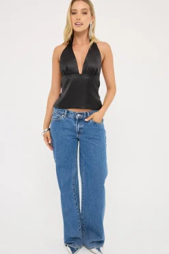 Opulence Halter Top Onyx
