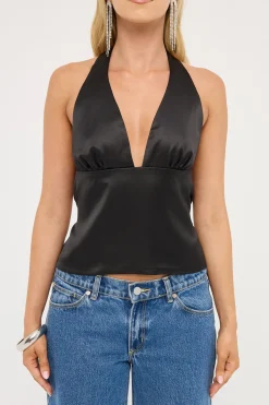 Opulence Halter Top Onyx