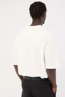 Organic Boxy Tee Off White