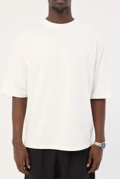 Organic Boxy Tee Off White