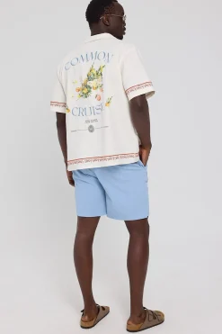 Organic Cotton Essential Short Light Blue
