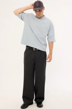 Organic Cropped Street Tee Grey