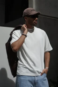 Organic Cropped Street Tee White