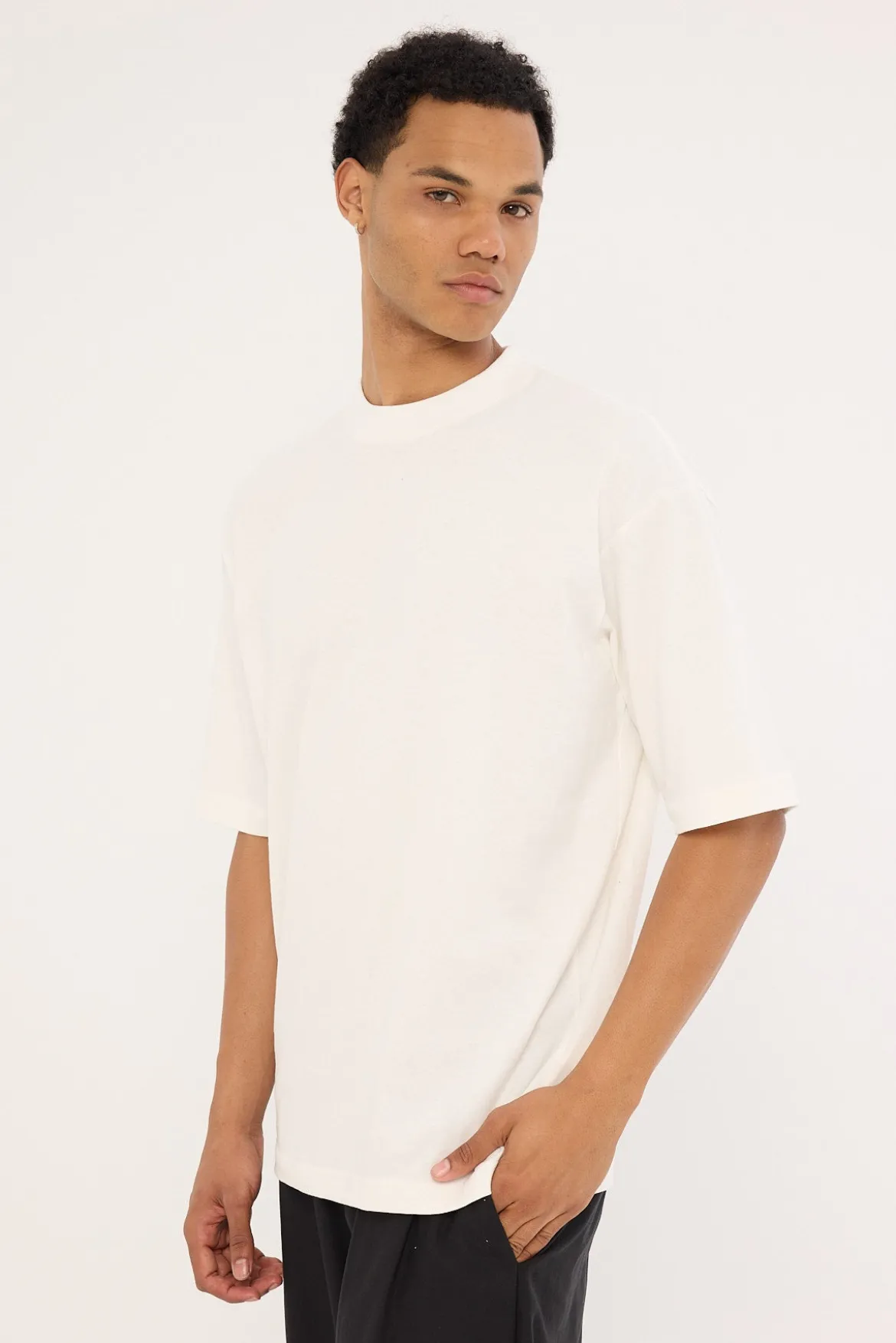 Organic Oversize Tee Off White