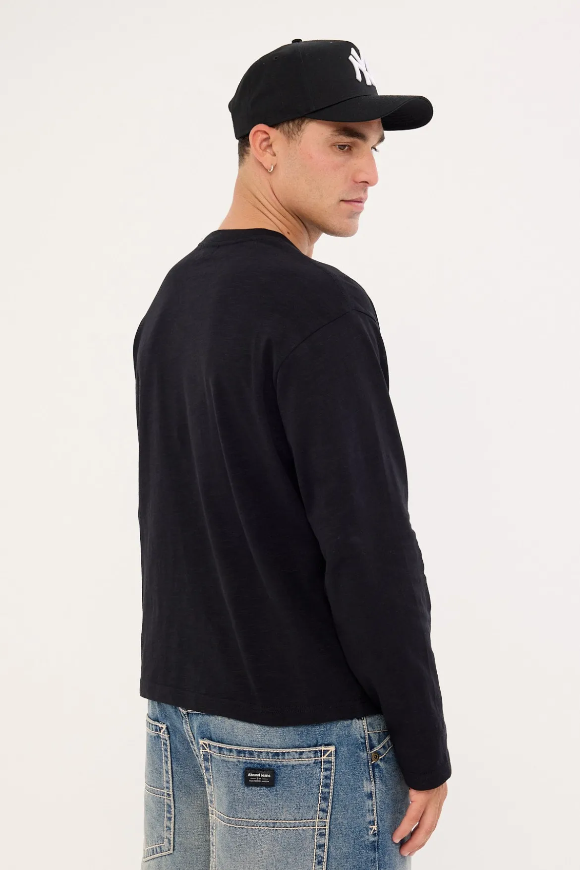 Origin Slub Long Sleeve Tee Black