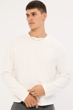 Origin Slub Long Sleeve Tee White
