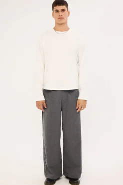 Origin Slub Long Sleeve Tee White