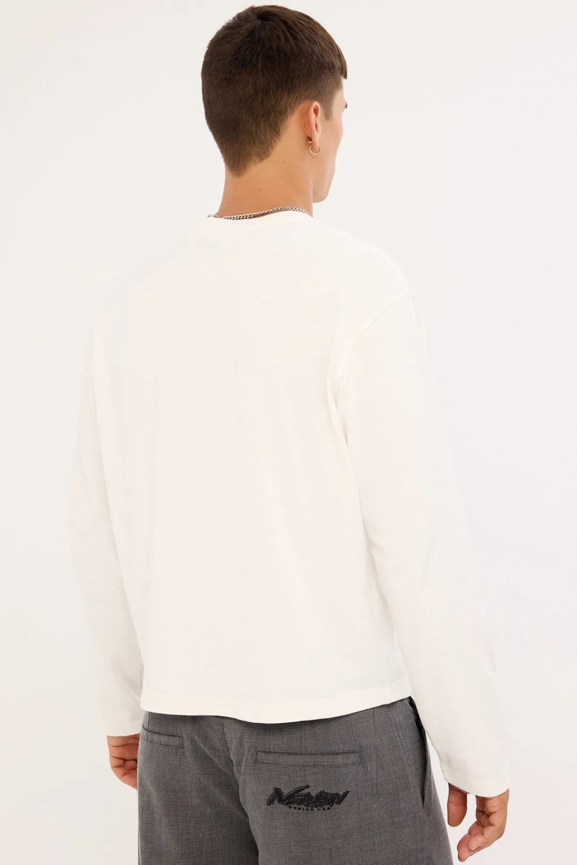 Origin Slub Long Sleeve Tee White