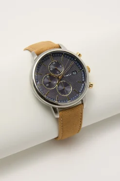 Originals Chicago Chrono Analogue Watch Silver/Tan/Black