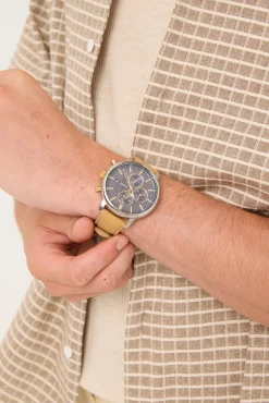 Originals Chicago Chrono Analogue Watch Silver/Tan/Black