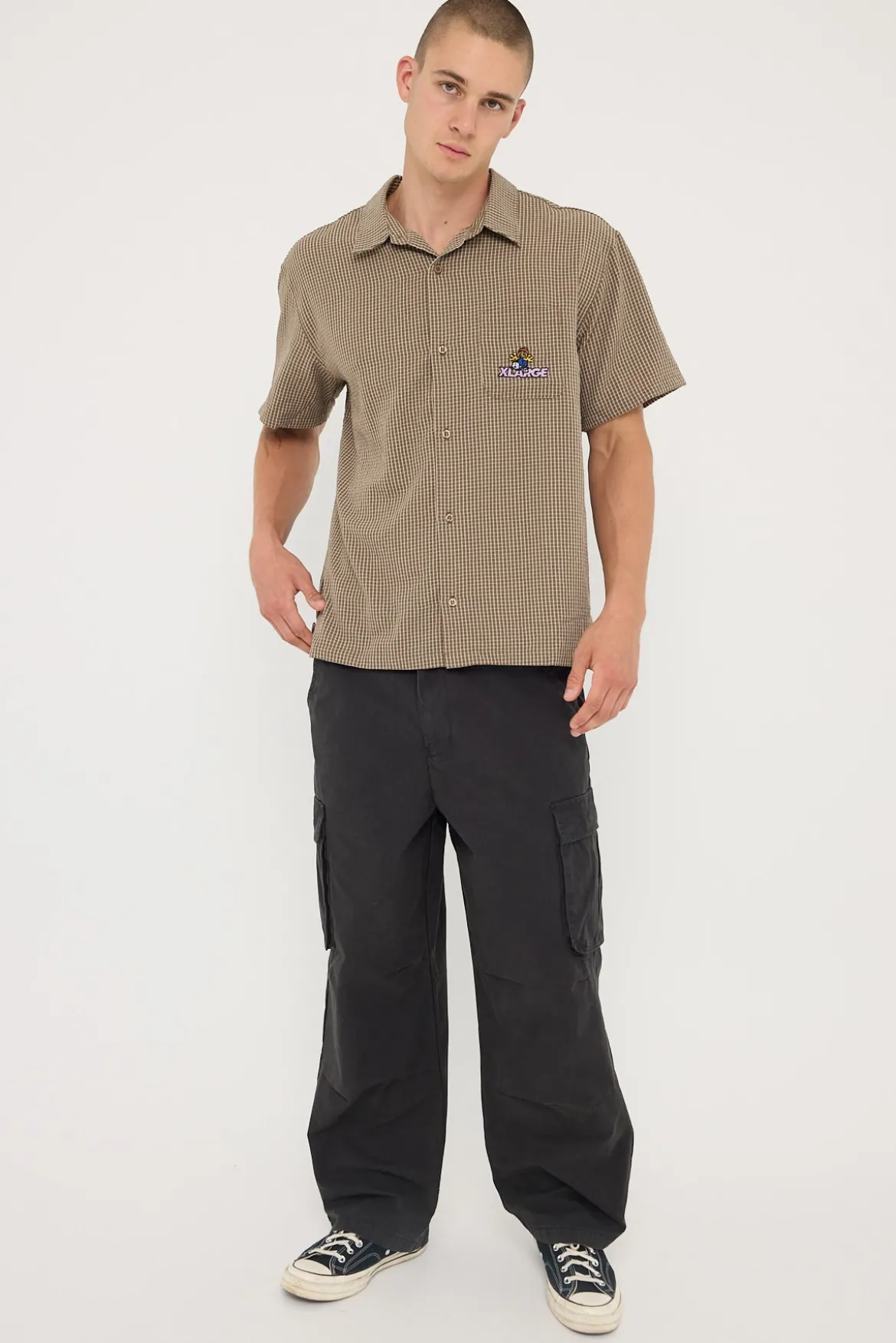 Orion Cotton Cargo Pant Worn Black