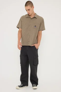 Orion Cotton Cargo Pant Worn Black