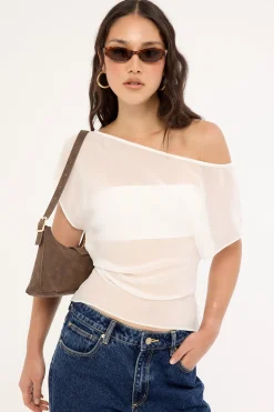 Orla Sheer Top White