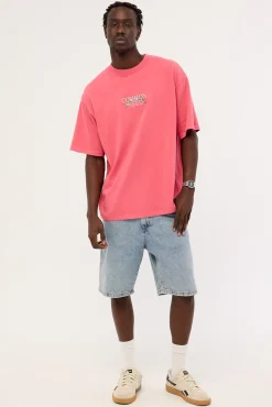 Ornate Heavyweight Easy Tee Washed Rose