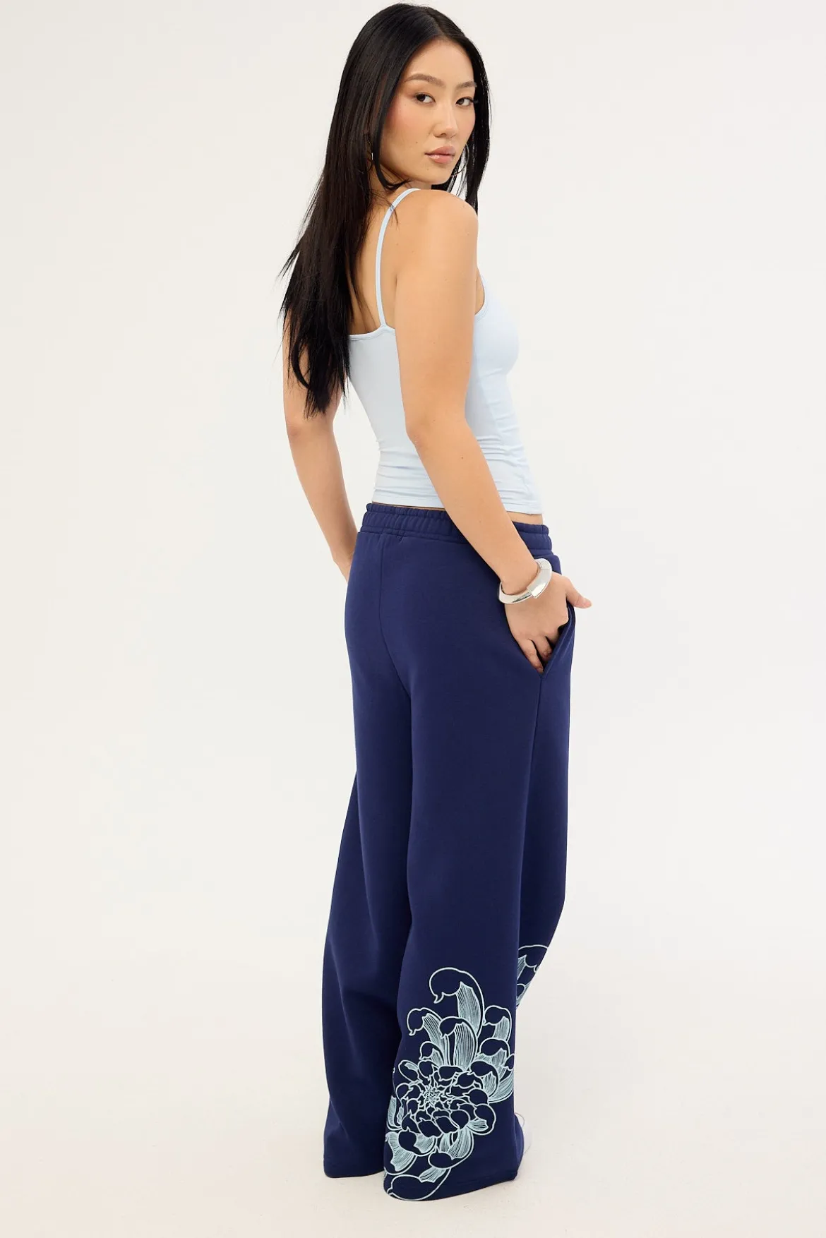 Osaka Night Straight Leg Trackpant Navy