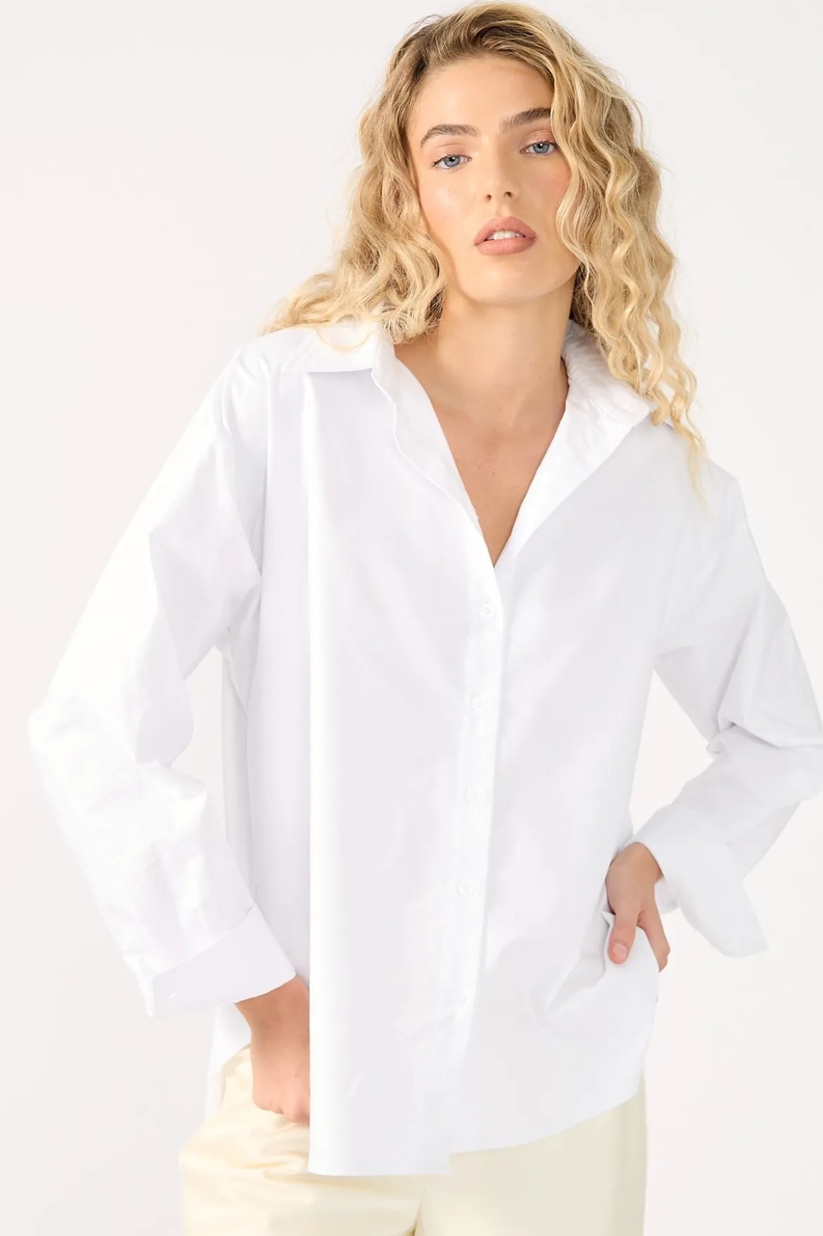 Oxford Long Sleeve Shirt White