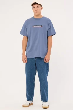 Paid In Full Embro Merch Fit Tee Rustic Blue