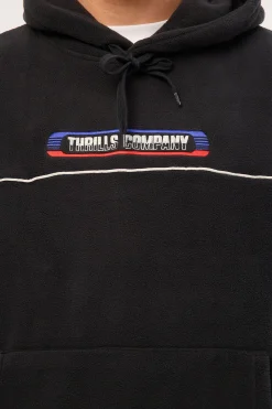 Paid In Full Embro Polar Slouch Hood Washed Black/Royal Blue