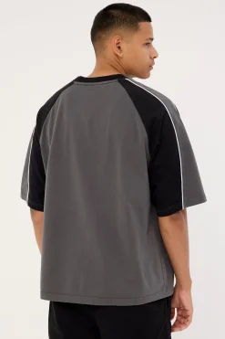 Panel Boxy Tee Pewter