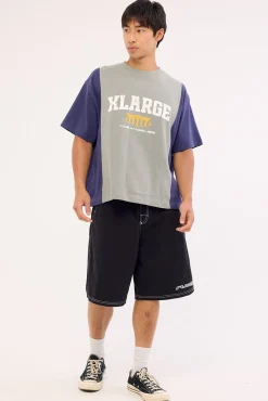 Panel Gorilla Fit Tee Navy