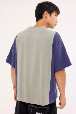 Panel Gorilla Fit Tee Navy