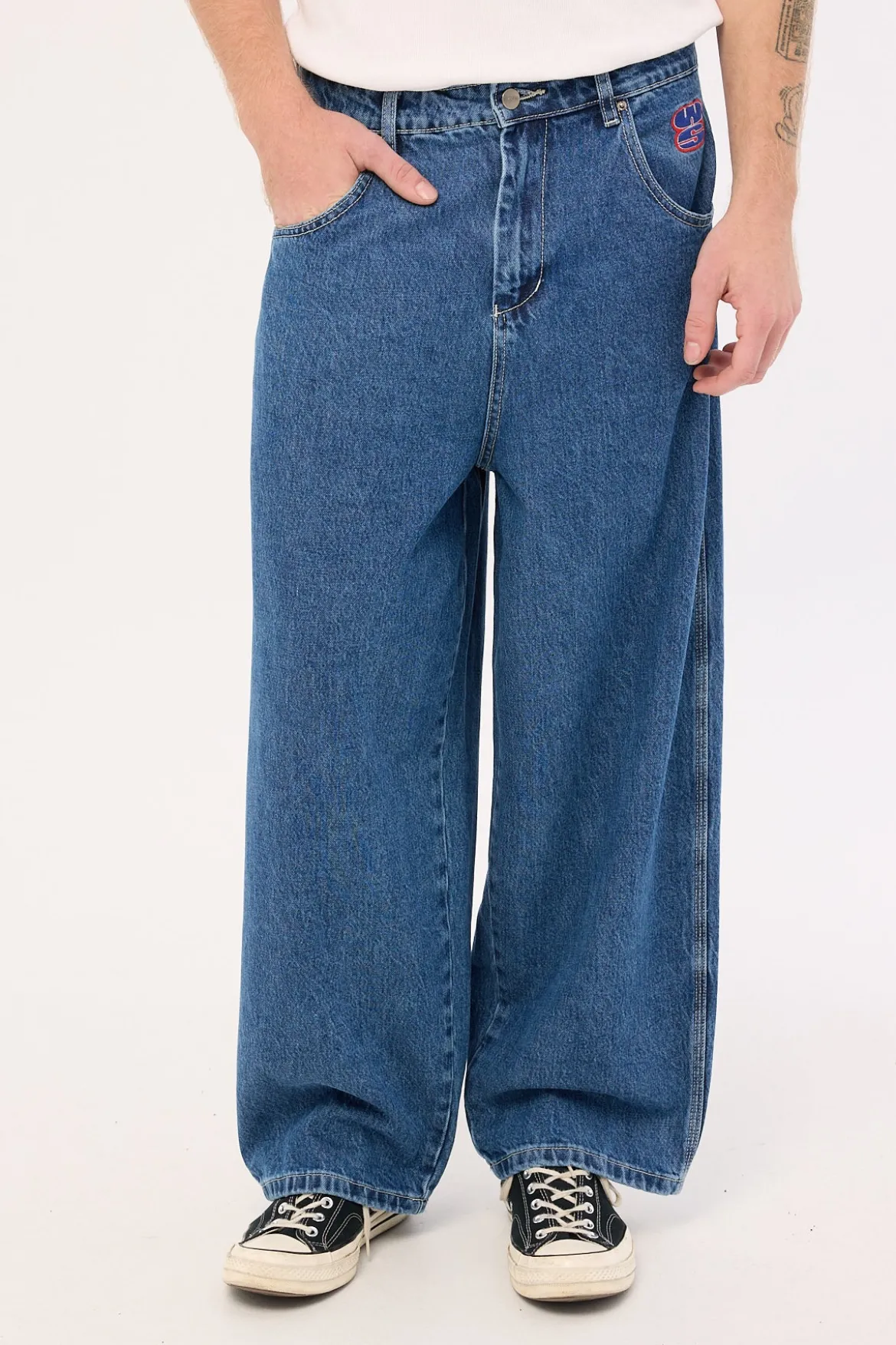 Panorama Dozer Jean Worn Blue Rinse