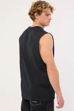 Paradise Before Anarchy Merch Fit Muscle Tee Washed Black