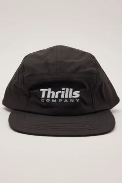 Paradox Curved 5 Panel Cap Black