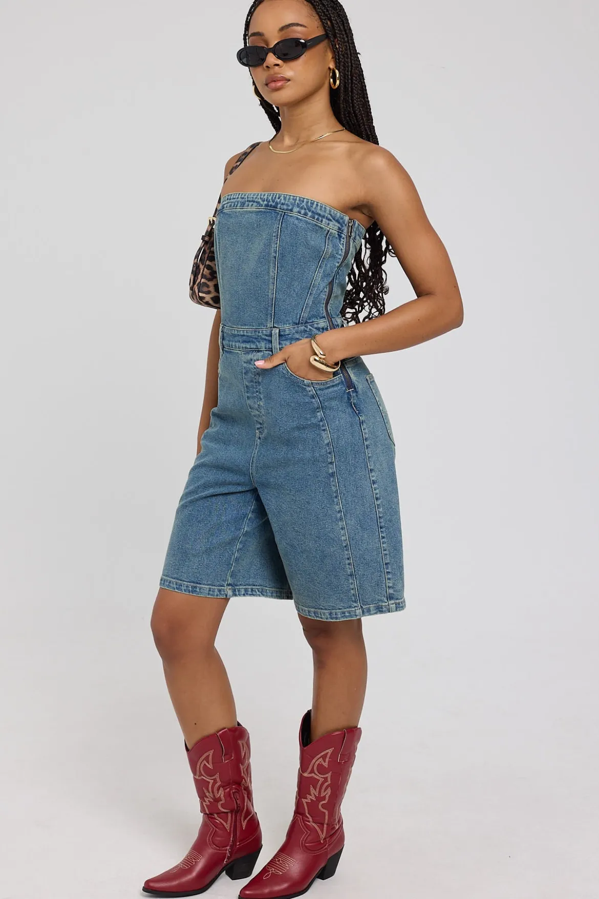 Parker Romper Dirty Tea