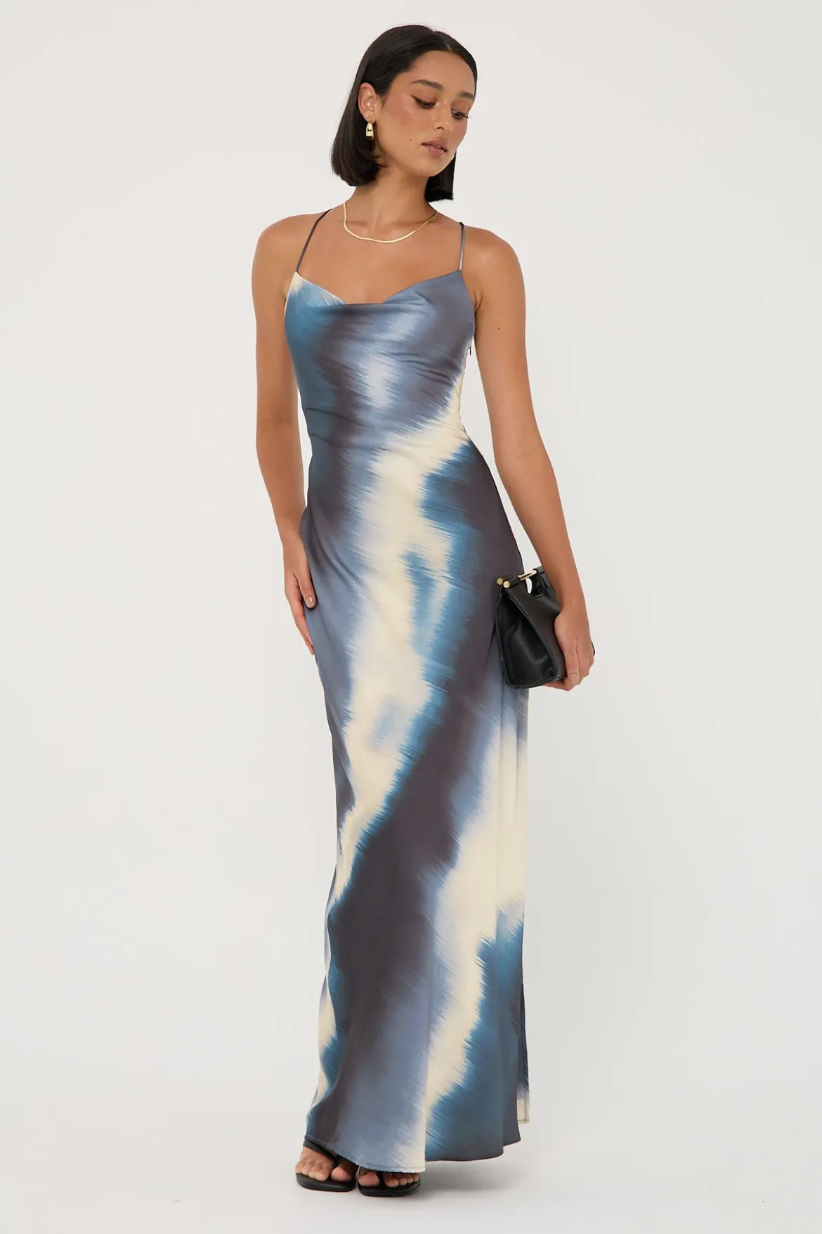 Parula Evie Recycled Maxi Dress Tie Dye Print