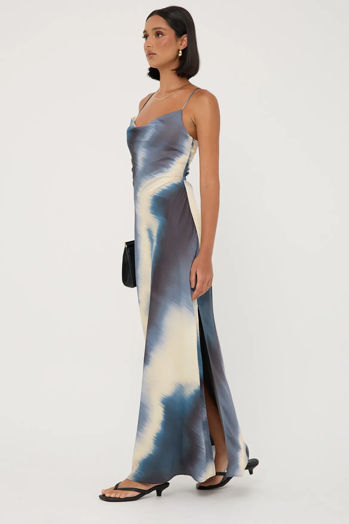 Parula Evie Recycled Maxi Dress Tie Dye Print