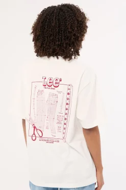 Pattern Room Baggy Tee Optic White