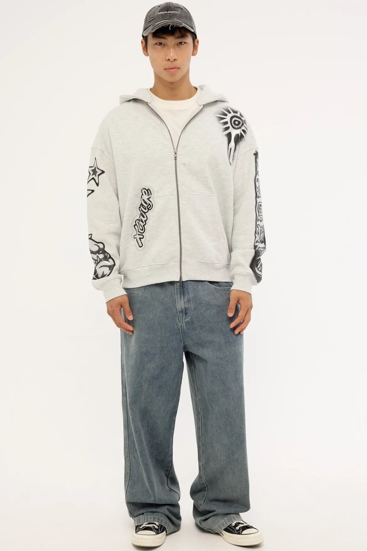 Peace Gorilla Fit Zip Thru Snow Marle