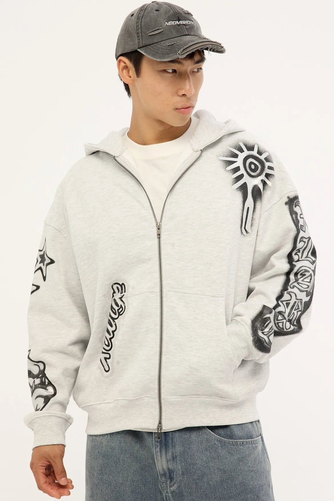 Peace Gorilla Fit Zip Thru Snow Marle
