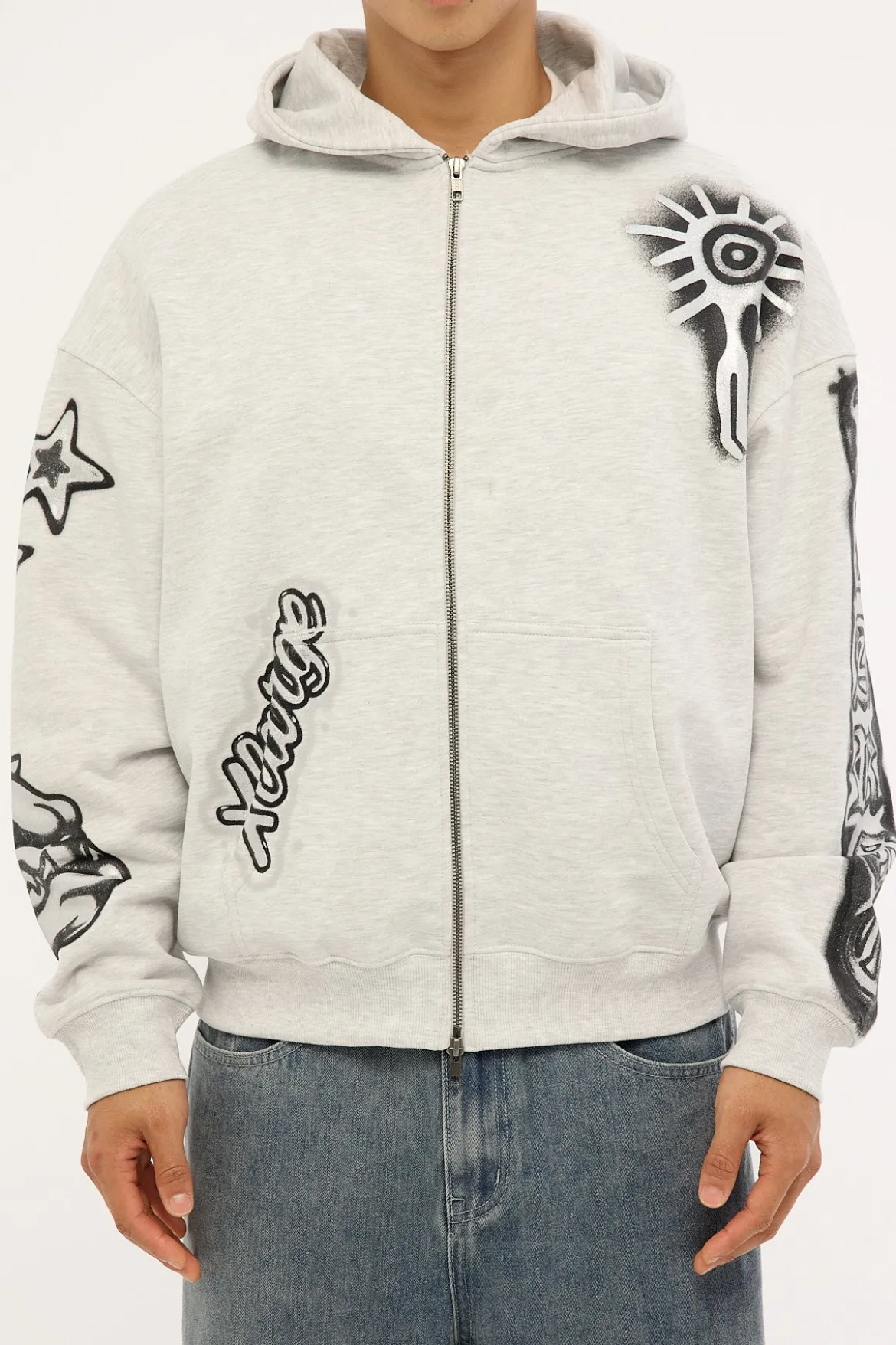 Peace Gorilla Fit Zip Thru Snow Marle