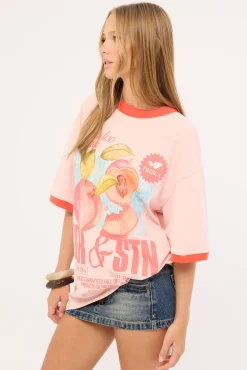 Peaches Oversized T-Shirt Peach
