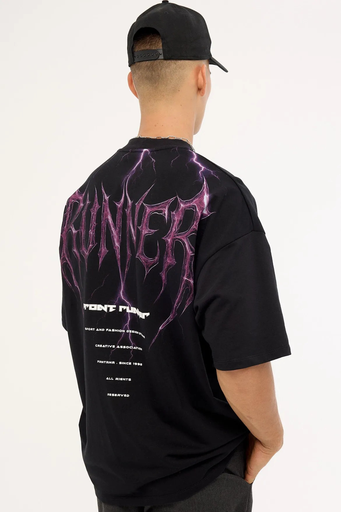 Perfect Storm Tee Black Neon