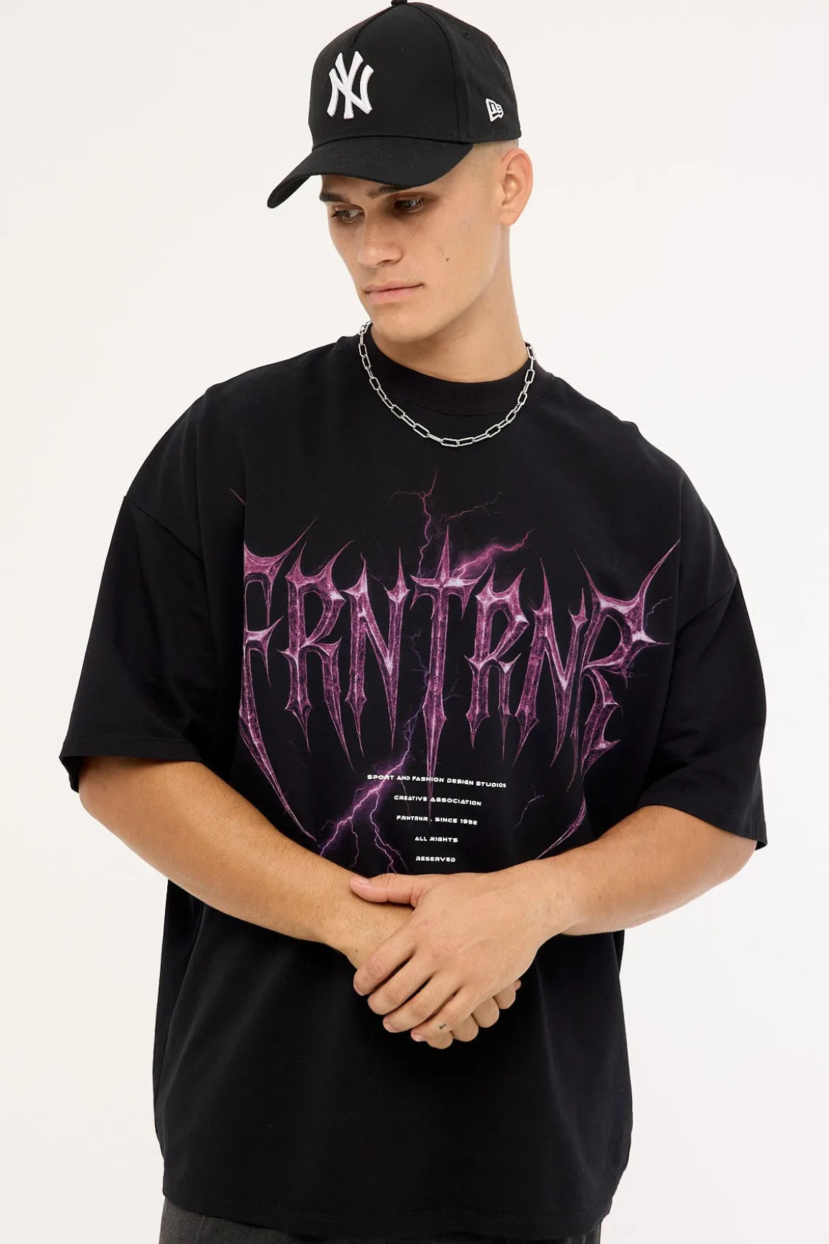 Perfect Storm Tee Black Neon