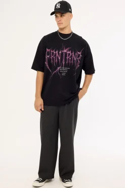 Perfect Storm Tee Black Neon