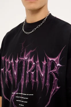 Perfect Storm Tee Black Neon