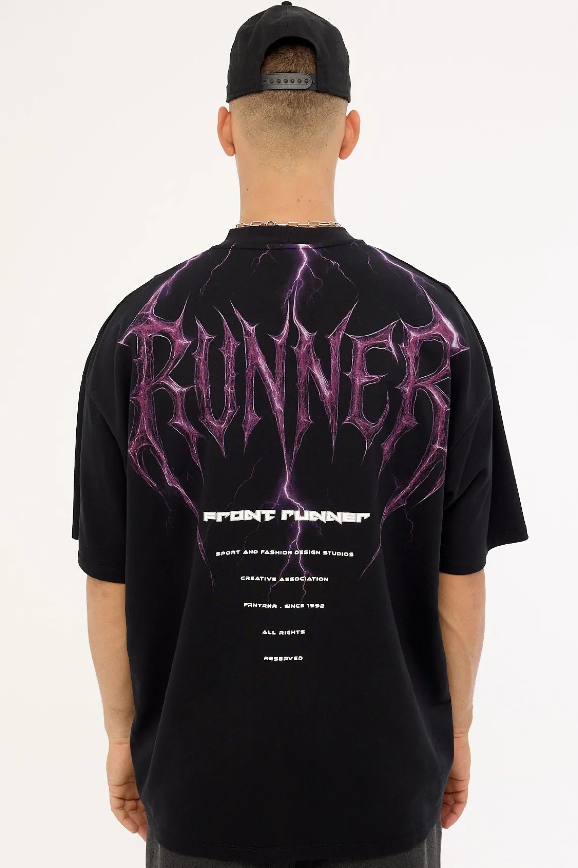 Perfect Storm Tee Black Neon