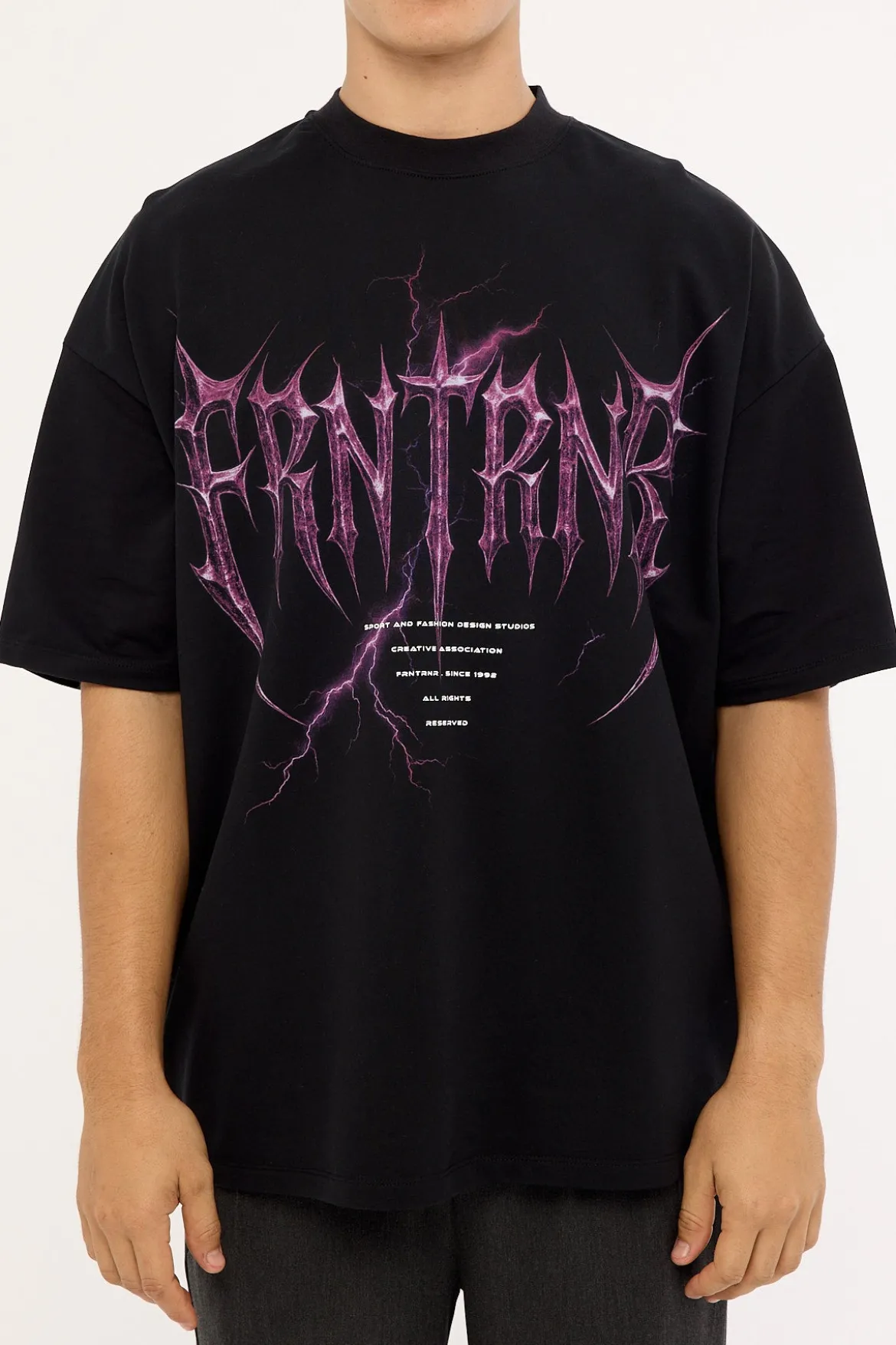 Perfect Storm Tee Black Neon