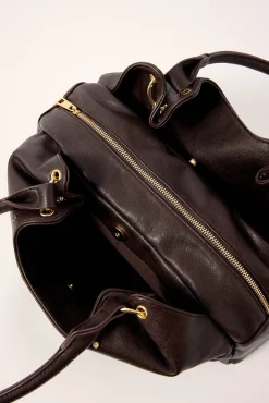 Peta + Jain AUDACITY SHOULDER BAG Grainy Choc