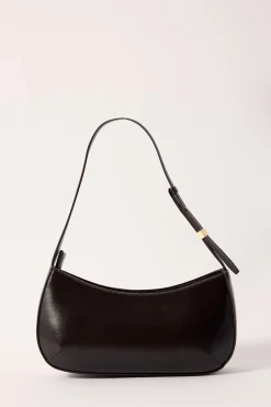 Peta + Jain EMBRACE SHOULDER BAG Choc Smooth