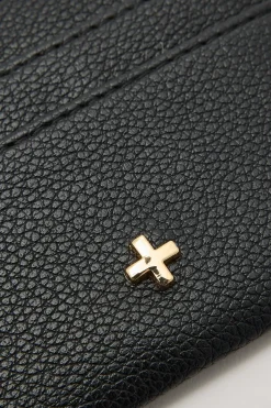 Peta + Jain Gia Cardholder Black Pebble/Gold