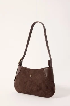 Peta + Jain GLINDA MINI SHOULDER BAG ESPRESSO SUEDE