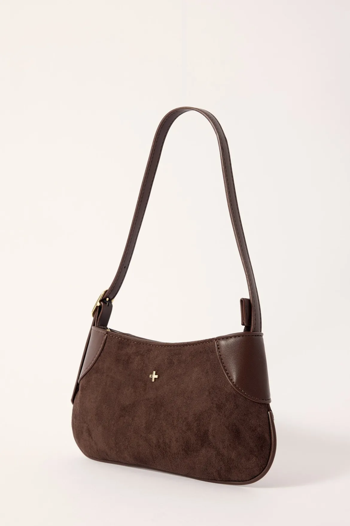Peta + Jain GLINDA MINI SHOULDER BAG ESPRESSO SUEDE